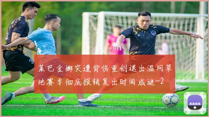 莱巴金娜突遭背伤重创退出温网草地赛季彻底报销复出时间成谜